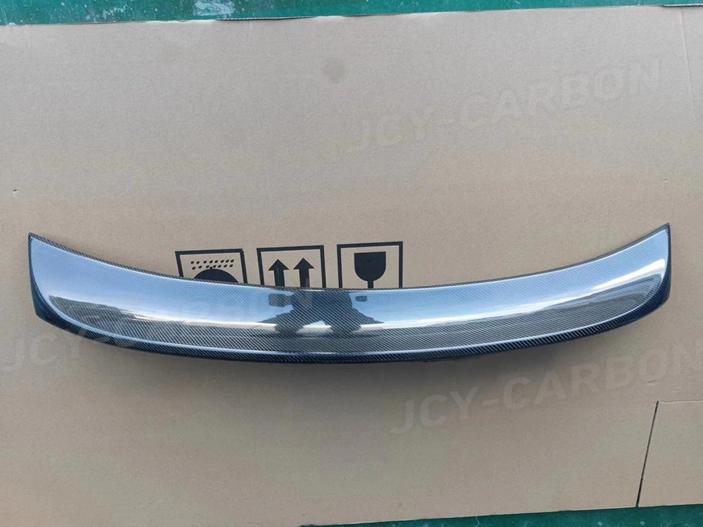 

Спойлер на крышку багажника JCYECF для BMW 3 серии E46 1999-2006, 4-дверный, из углеродного волокна FRP, неокрашенный, черный, заднее антикрыло