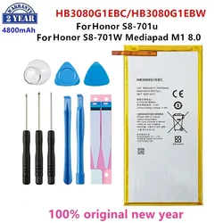 Orginal HB3080G1EBC/HB3080G1EBW Tablet 4800mAh Battery For Huawei Honor S8-701u Honor S8-701W Mediapad M1 8.0 +Tools