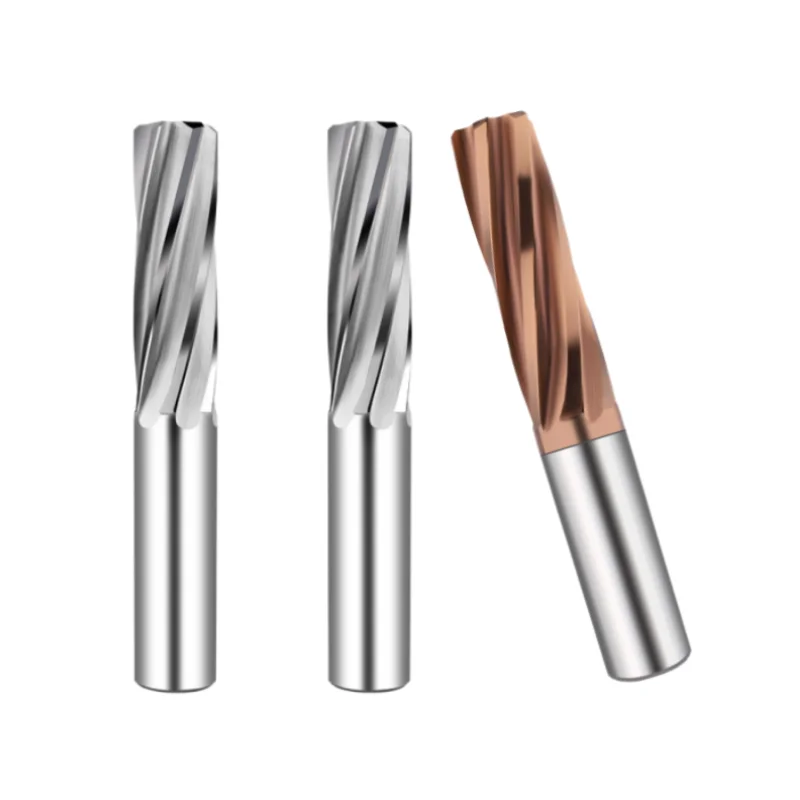 Imagem -04 - Carboneto Sólido Tungstênio Aço Alargador Alargamento ou Usinagem Buracos Revestido Alumínio Spiral Groove 3f 4f 6f Cnc 758 806 842 901 Milímetros