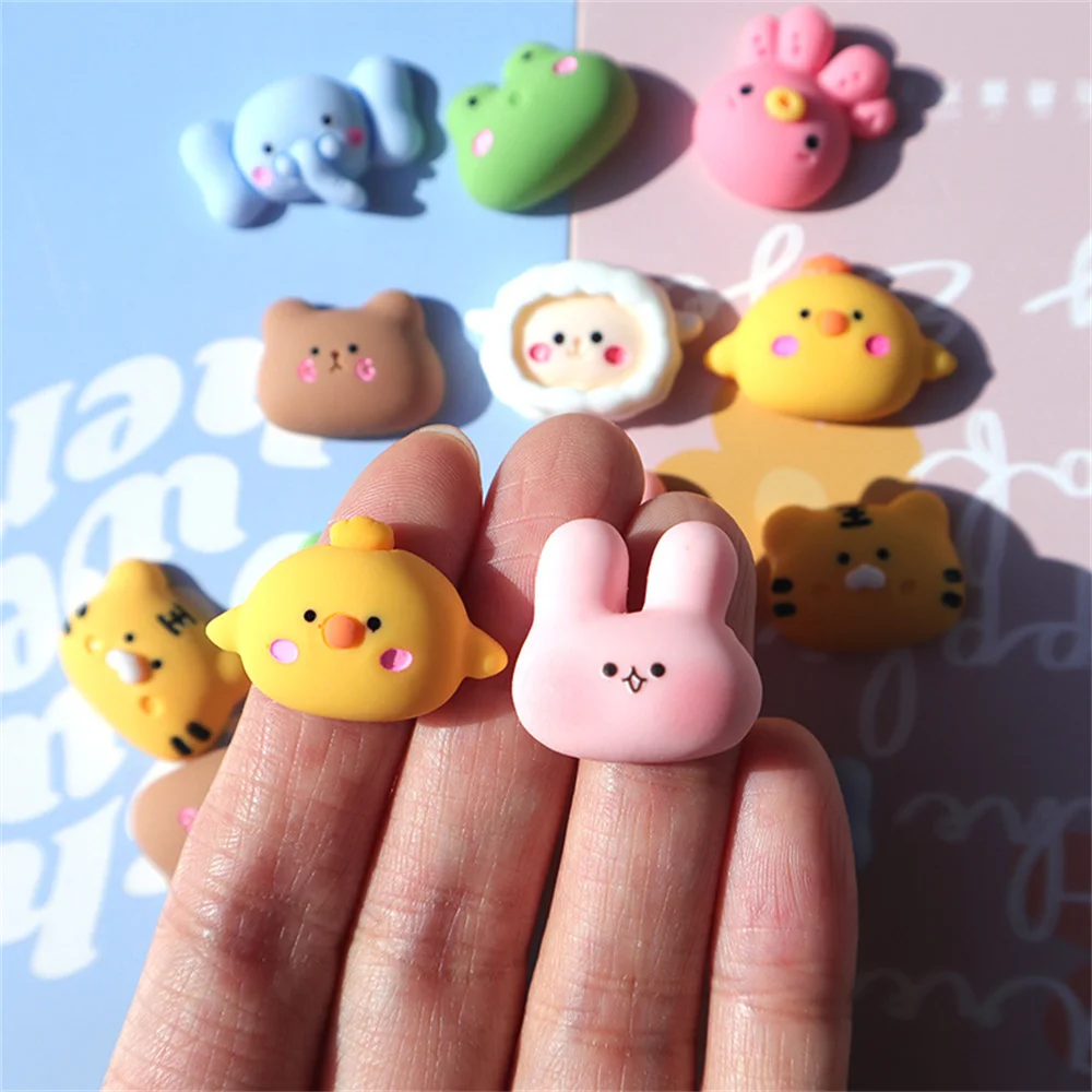 Cartoon Stickers Kids Elastic Handmade Cartoon Cute Cream Gum Accessories Decorative Accessories Detachable Material Party Gifts