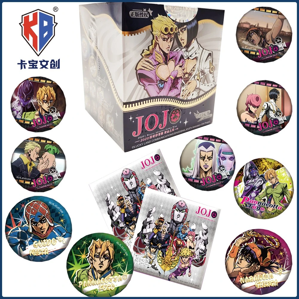

KABAO Cartoon Anime JoJo's Bizarre Adventure Series Highly Popular Characters Round Badge for Clothes Accessories Surprise Gifts