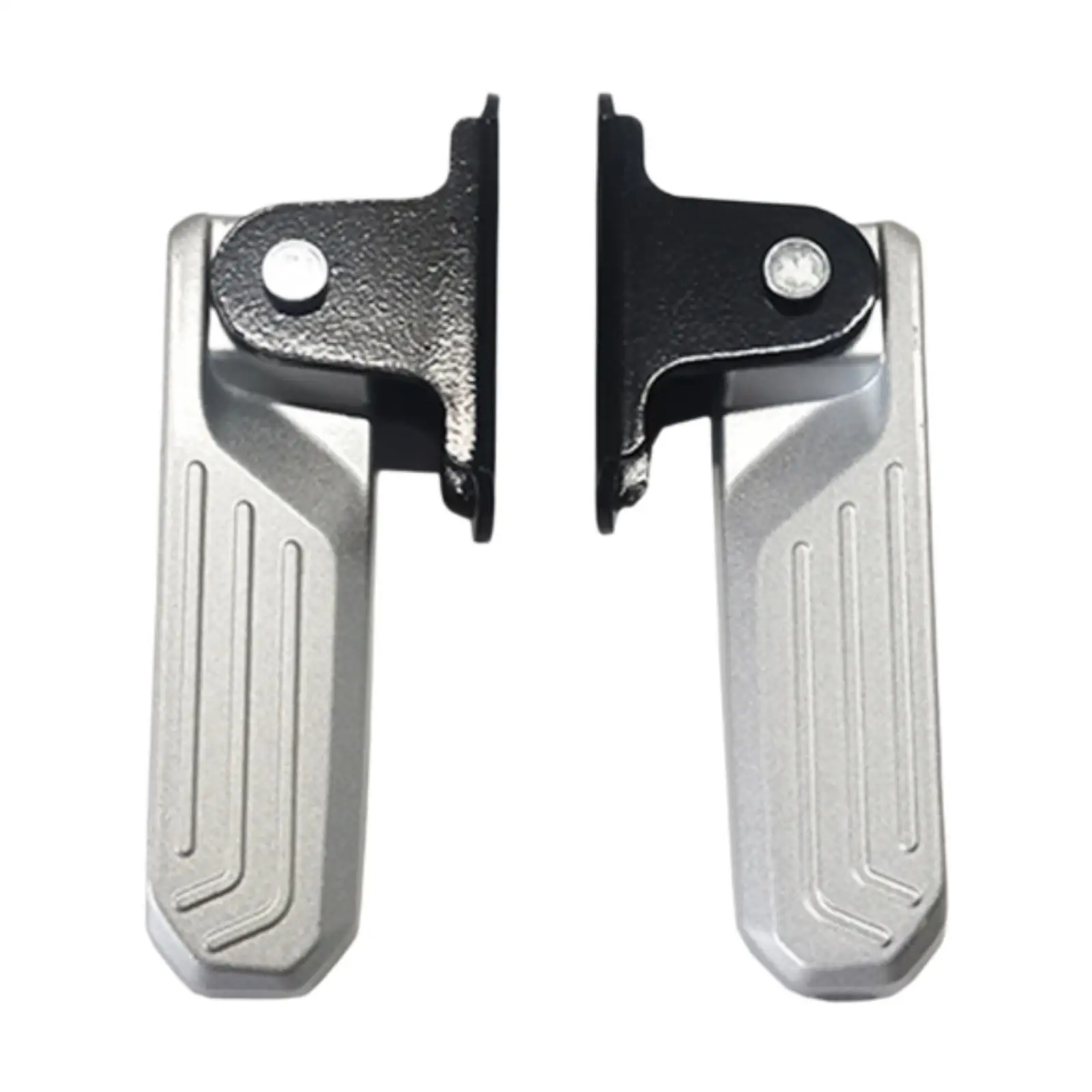 

2x передние подножки для электрического велосипеда, подставка для ног, противоскользящие складные подножки, регулируемые для U1 U + F0G0VA, аксессуары