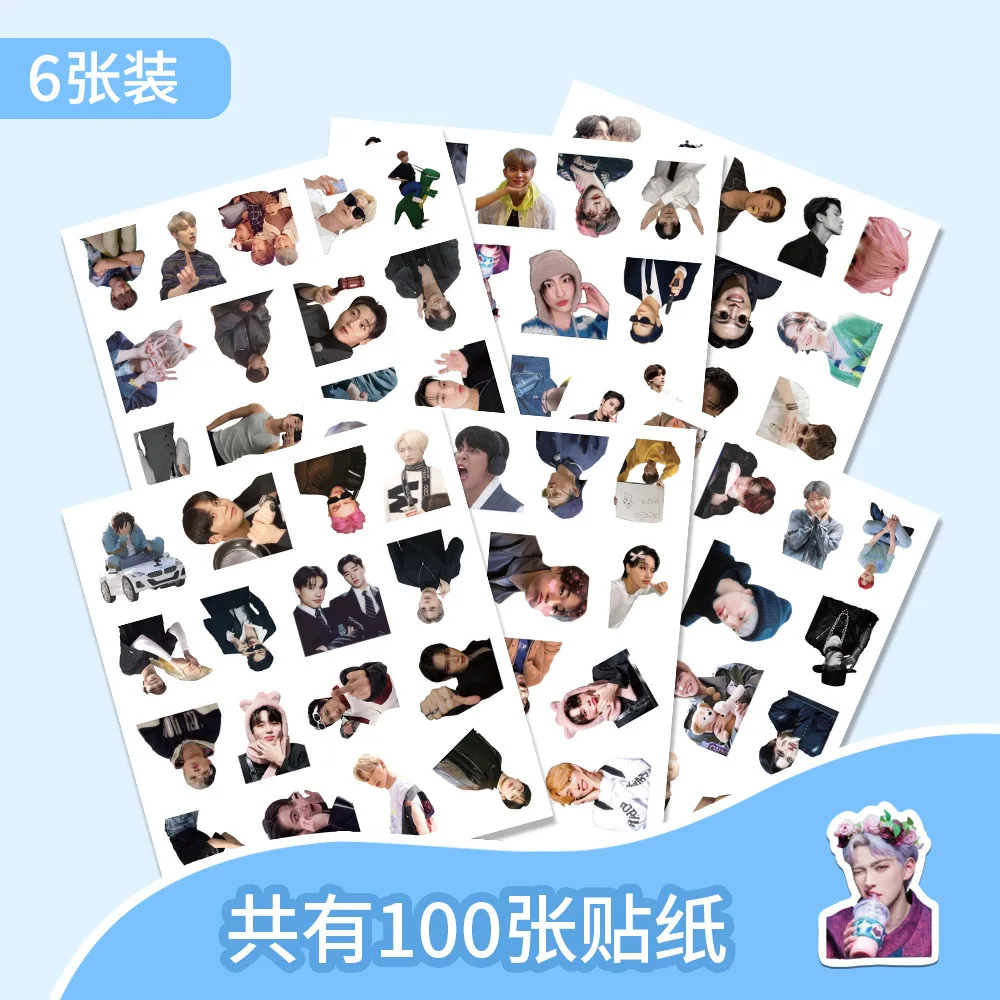 100 قطعة Kpop المعبود ملصق ATEEZ الكورية الصبي مجموعة ملصقات DIY بها بنفسك الأمتعة المحمول الهاتف الغيتار سكيت الشارات مقاوم للماء اللعب هدية #5