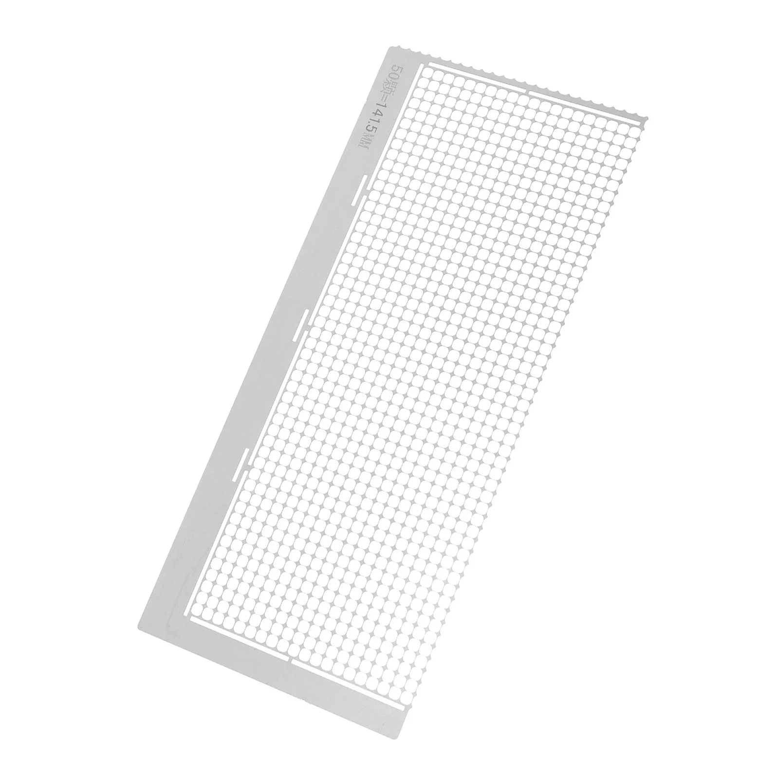 

Stainless Steel Diamond Dotting Ruler Mesh Drawing Tool 1020 Grids DIY Rhinestone Embroidery Craft Painting Fix Accessories