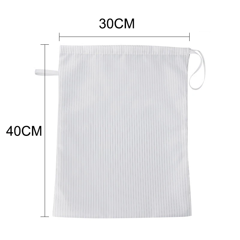 H-1103 75D ESD Clean Clothing Storage Bag for High Temperature Sterilization Anti-Static Garment