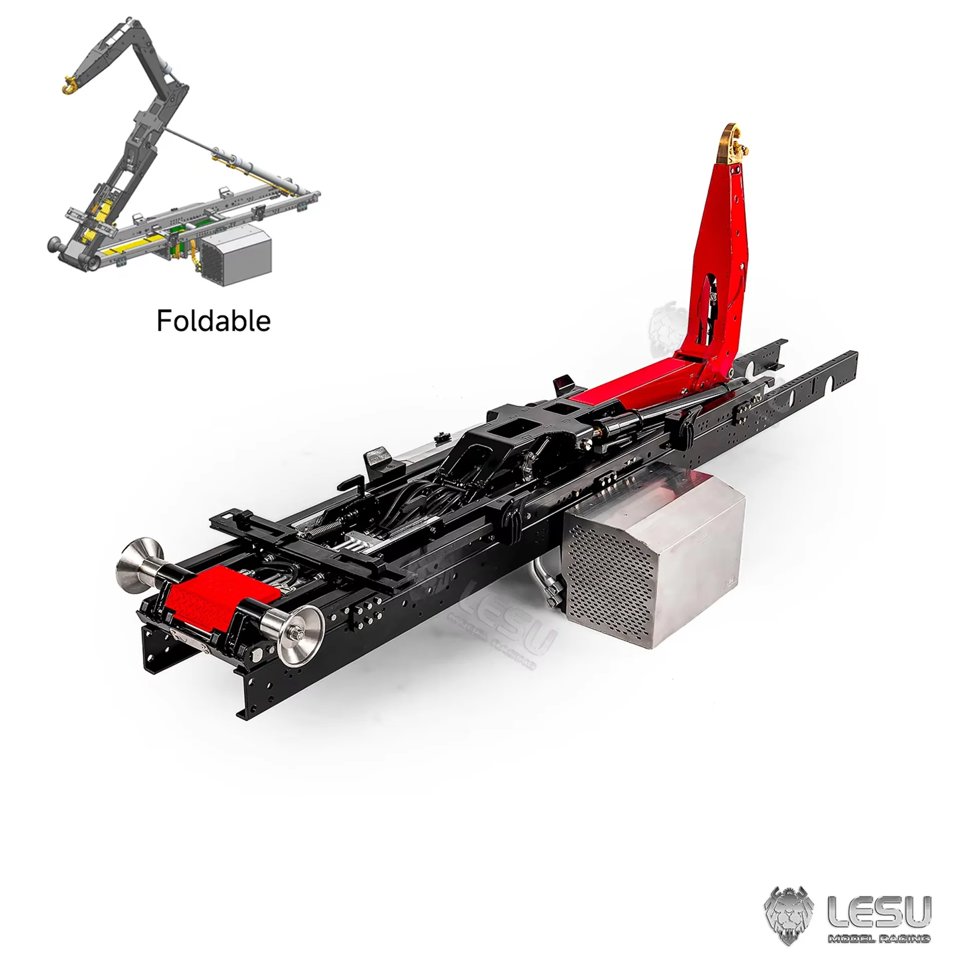 LESU 1/14 Roll-on/Roll-off Hydraulic Folding Complete Discharge Vehicle Kit, New Version 2.0 LS-A0061