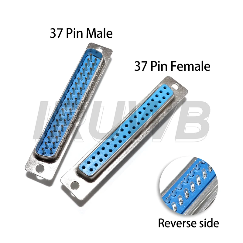 5PCS 2 Rows DB9 DB15 DB25 DB37 D-SUB 9 15 25 37 Pin Male Female Solder Type Connector DIP Straight Mount Serial Port Adapter
