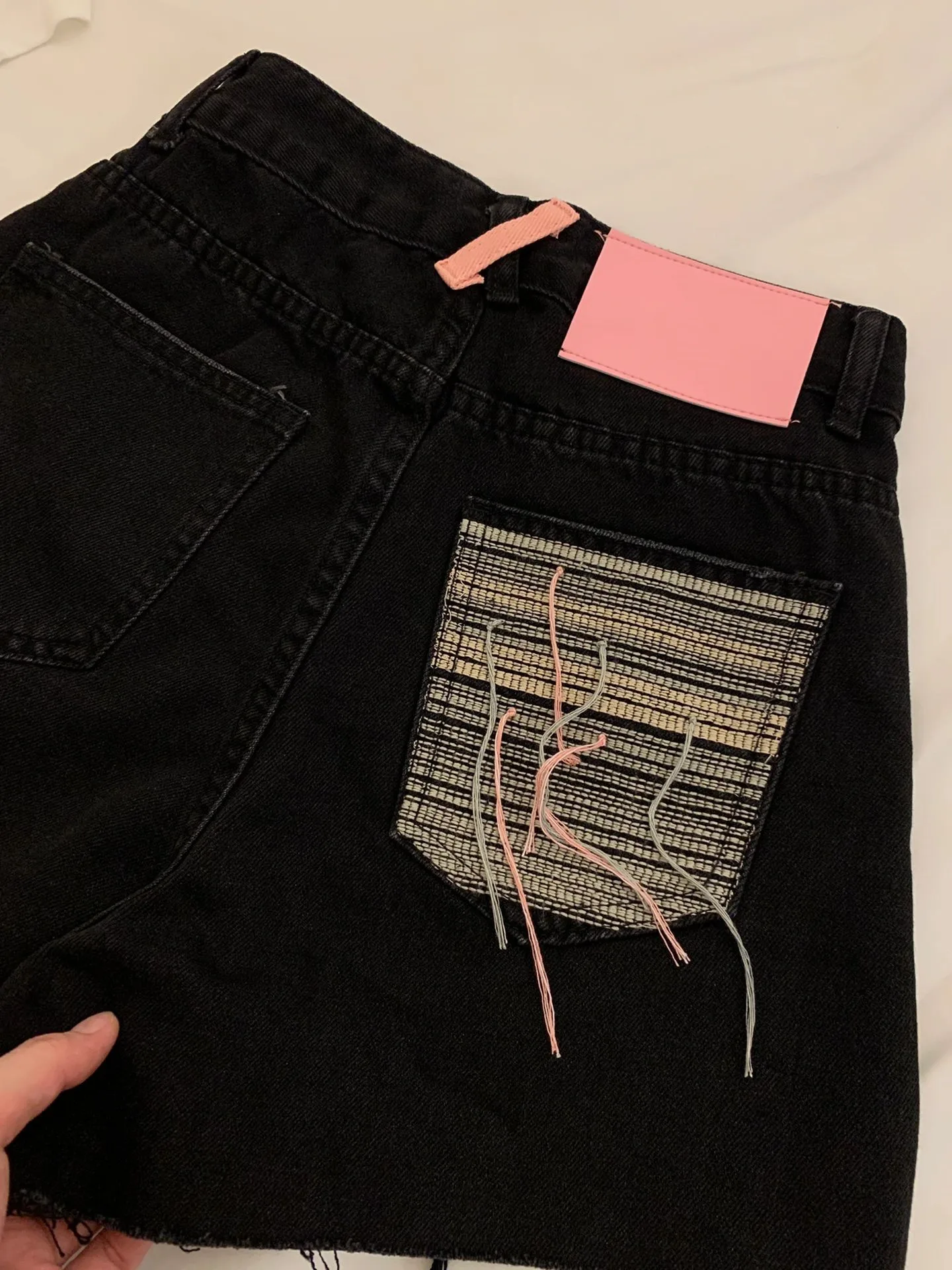 Women Black Gothic Emo Mini Denim Shorts Vintage 2000s Y2k Gyaru Micro Ripped Jeans Shorts Hot Cowboy Pants Shorts Summer 2026
