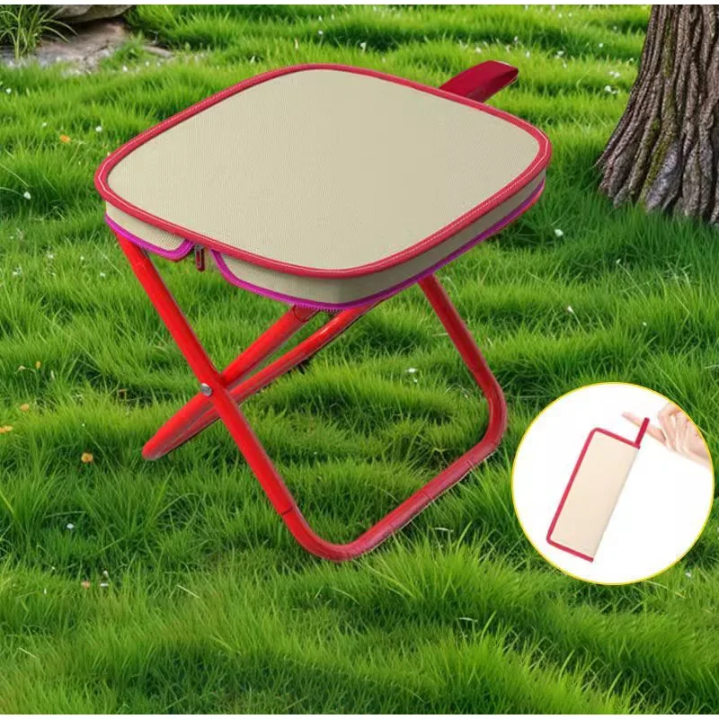 Neuer tragbarer Klapphocker, leichter Mini-Campingstuhl, faltbarer Sitz mit Tragetasche für Angeln, Wandern, Picknick und Reisen im Freien.