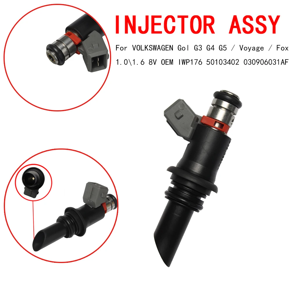 Fuel Injector Nozzle For VOLKSWAGEN Gol G3 G4 G5 / Voyage / Fox 1.0\1.6 8V OEM IWP176 50103402 030906031AF