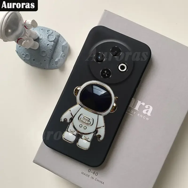For Tecno Spark 30C 30 Case Astronaut Stand Bracket Silicone Shockproof TPU Cover For Tecno Spark 30 Pro c30 pro30 Back Casing
