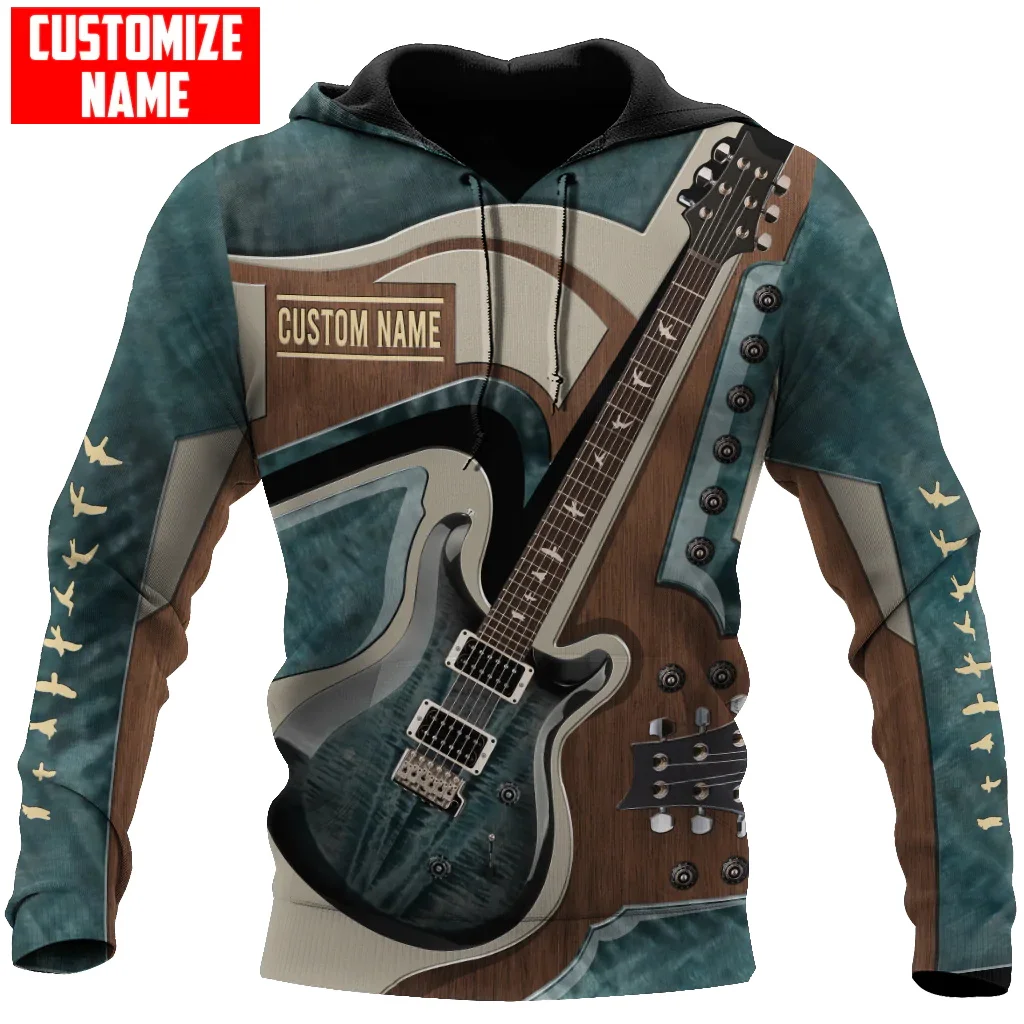 

PLstar Cosmos Personalized Name Guitar 3D All Over Printed Mens Hoodie Unisex Casual Jacket zip hoodies sudadera hombre MT-84