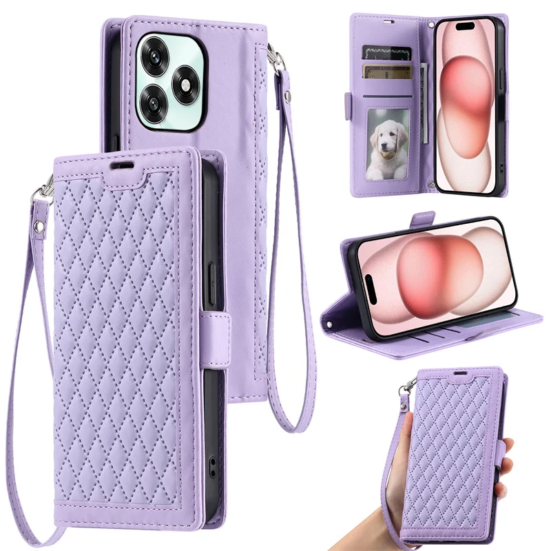 Grid Strap Leather …