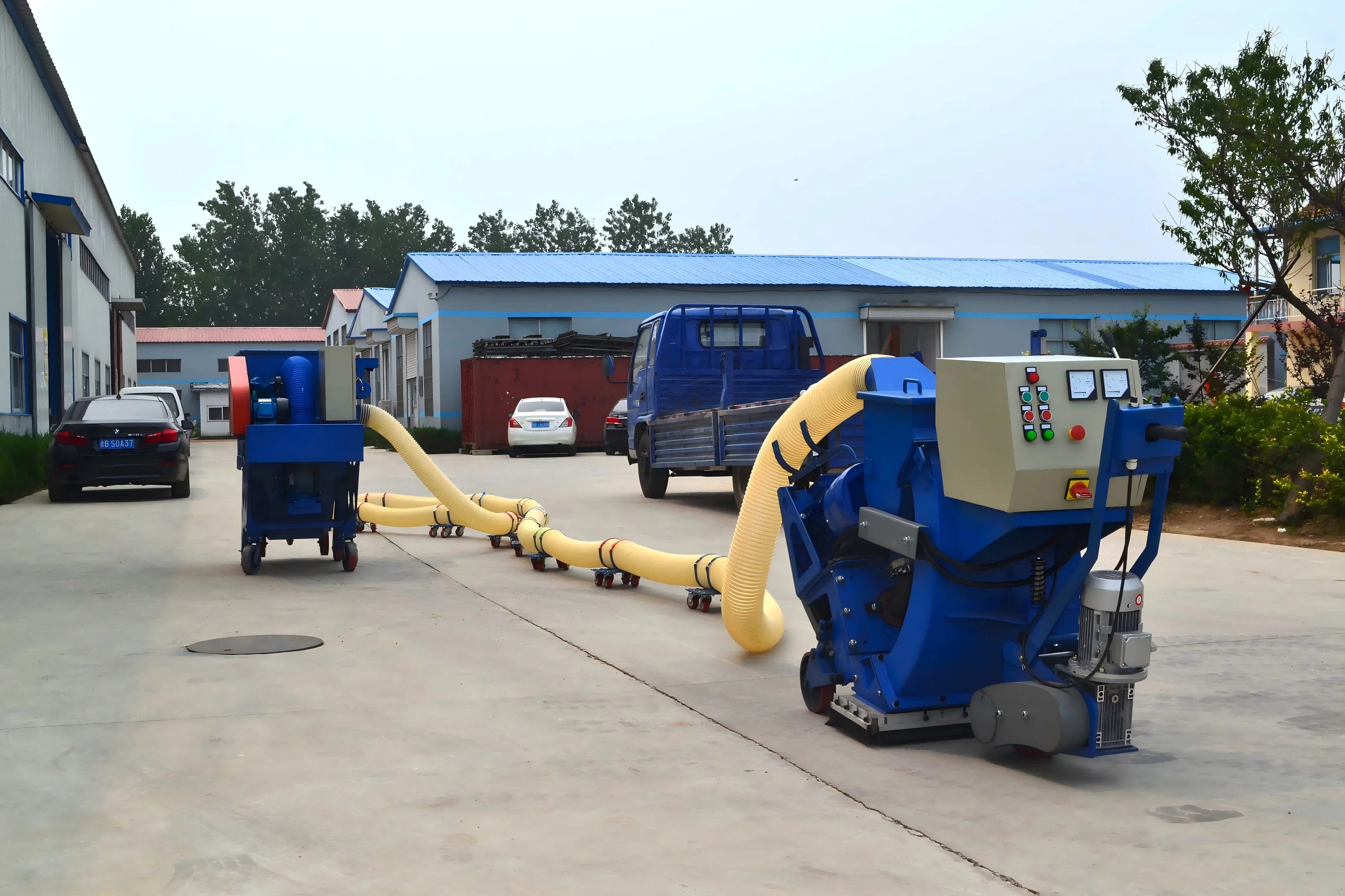 Asphalt Pavement Shot Blasting Machine for Texture Renew shot blaster Blasting Machine blastrac blaster customized