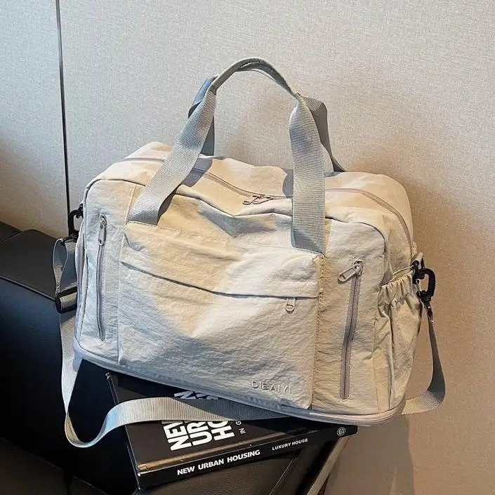 

Large Capaci Sport Fitn Bag ort Trip Busin Travel Bag Simple Design Women's Storage Bag for Traveling And School