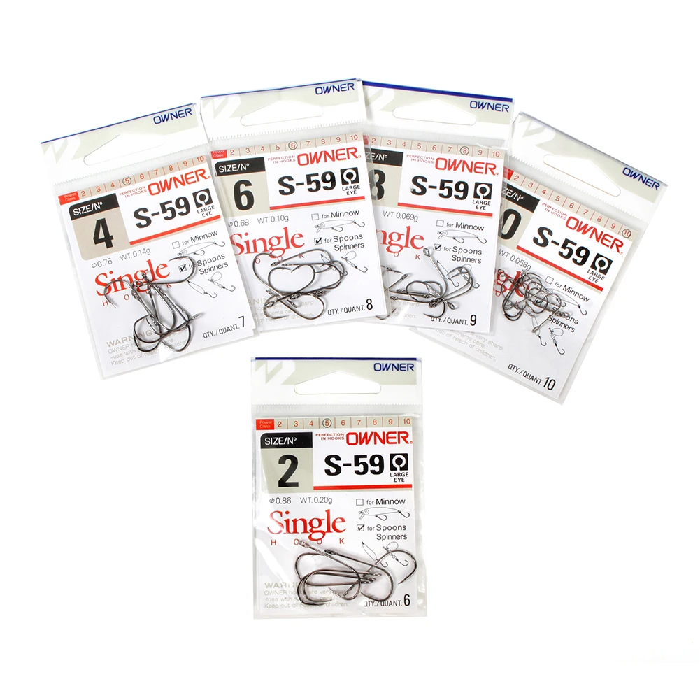 3Packs S-59 Assist For Fish  Carp Hook Jig Circle Squid  Hooks Sea Fishing Hooks Fish Hook Saltwater Japan Fishing Haczyki Na