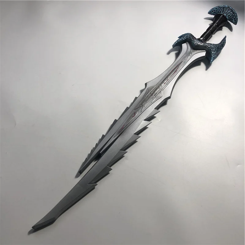 1:1 106cm Cosplay Orc Anti Mage Scythe of Vyse Elf Weapon Game Anime Role Play Halloween Cos Gift Safety PU