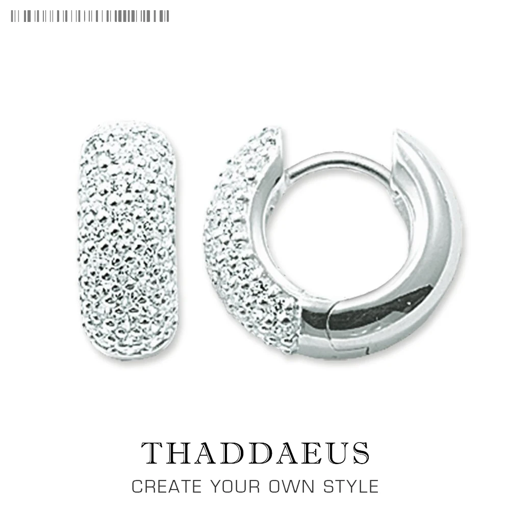 White CZ Creole Hinged Hoop Earrings Pave,Europe Style Glam Fashion Good Jewerly For Women,2018  Gift In