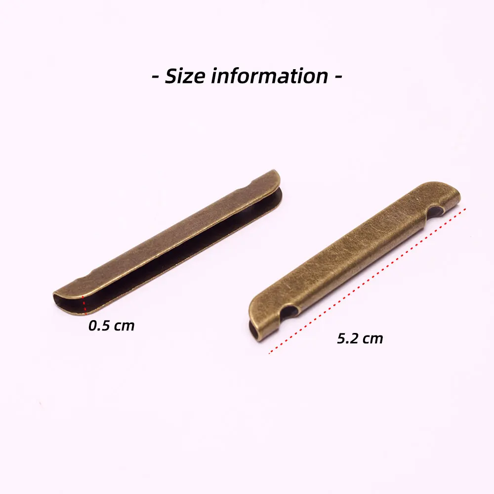 Leather Notebook Metal-Edge Protection Diary Cover Accessories Rubber Band for Protection - view 4