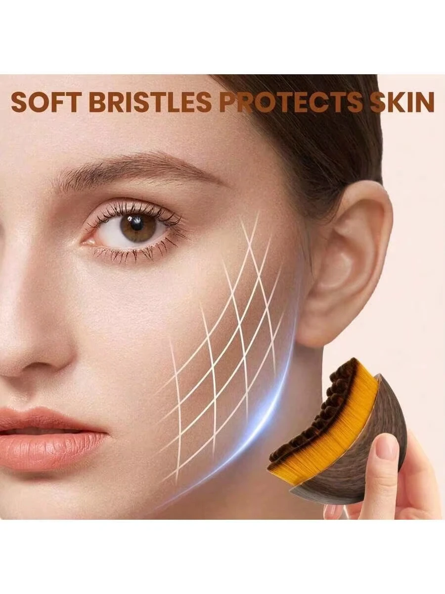 

1/2/3pcs Lymphatic Contour Face And Body Brushes, The Lymphatic Drainage Massager For Face, Chin & Jawline Sculpting