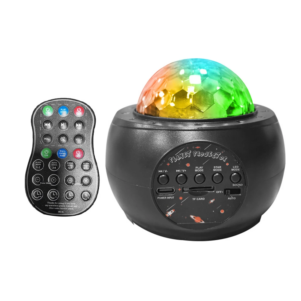 USB LED 스타 야간 조명, 블루투스 호환 음악, 별이 빛나는 하늘, 물결 LED 프로젝터 라이트, 룸 갤럭시 분위기 조명 장식