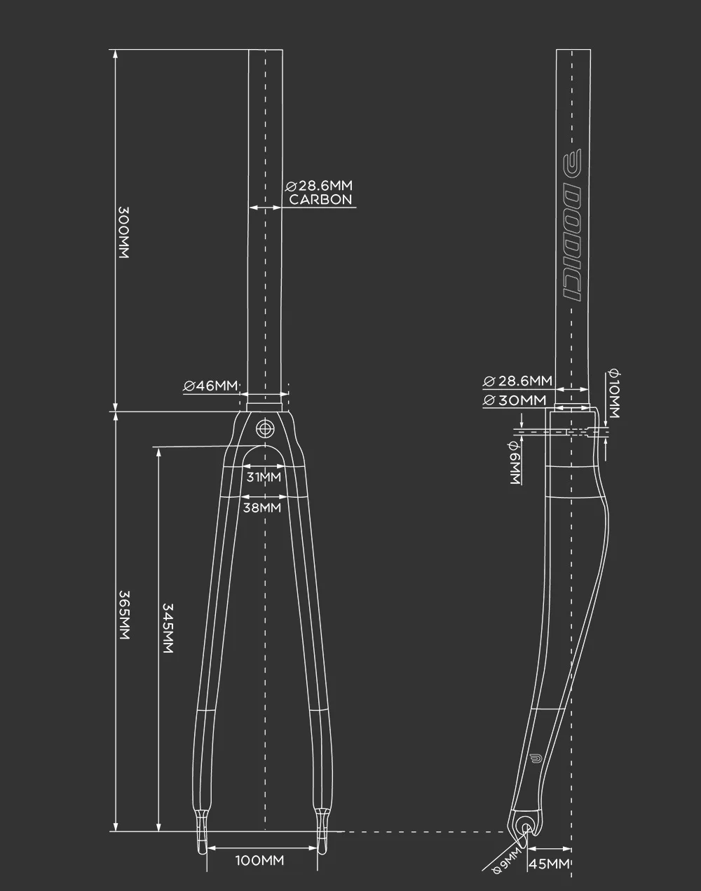 fourche-avant-de-velo-de-route-dodici-3k-entierement-en-fibre-de-carbone-700c-fourche-avant-dead-flying-arc-pour-frein-c-tube-droit-286-mm