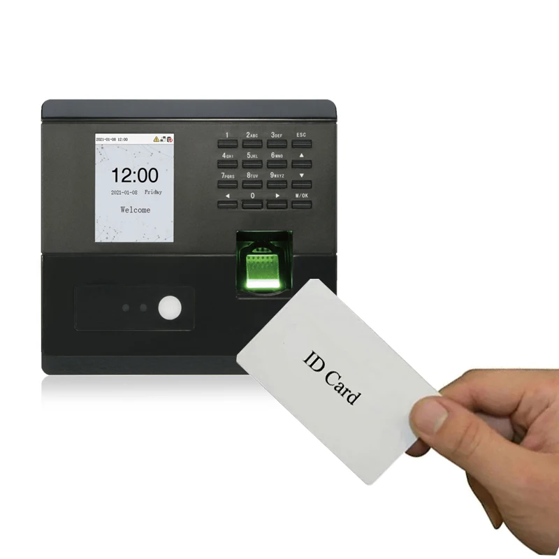 NFace102S-IC visible light facial recognition+fingerprint+MF IC card access control attendance terminal