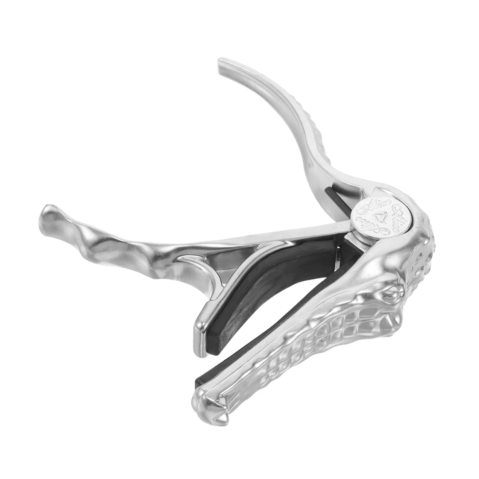 

1Pcs Silver Metal Guitar Capo Alligator Head Tuner for Acoustic Electric Guitars Accessories