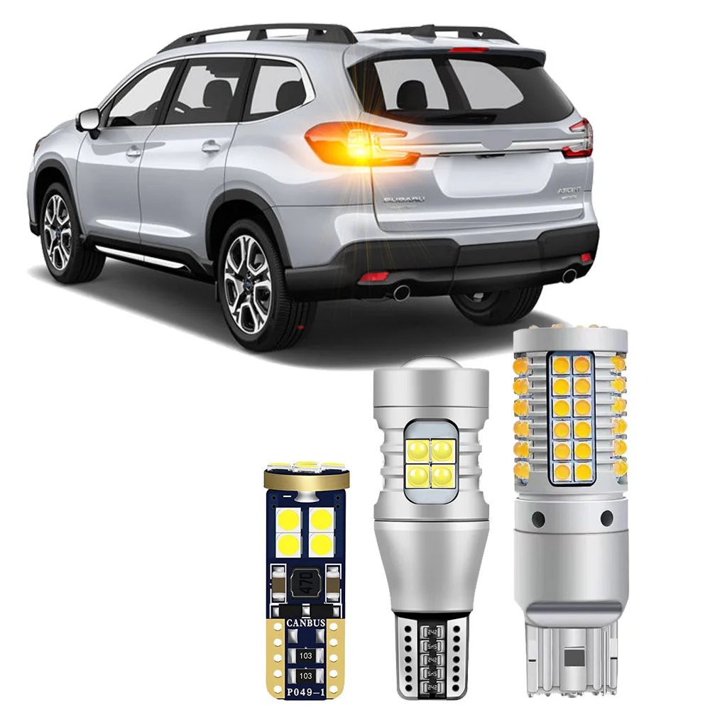 LED Bulb For Subaru Ascent 2019 2020 2021 2022 2023 LED Car Exterior Turn Signal Backup Bulbs CANBUS