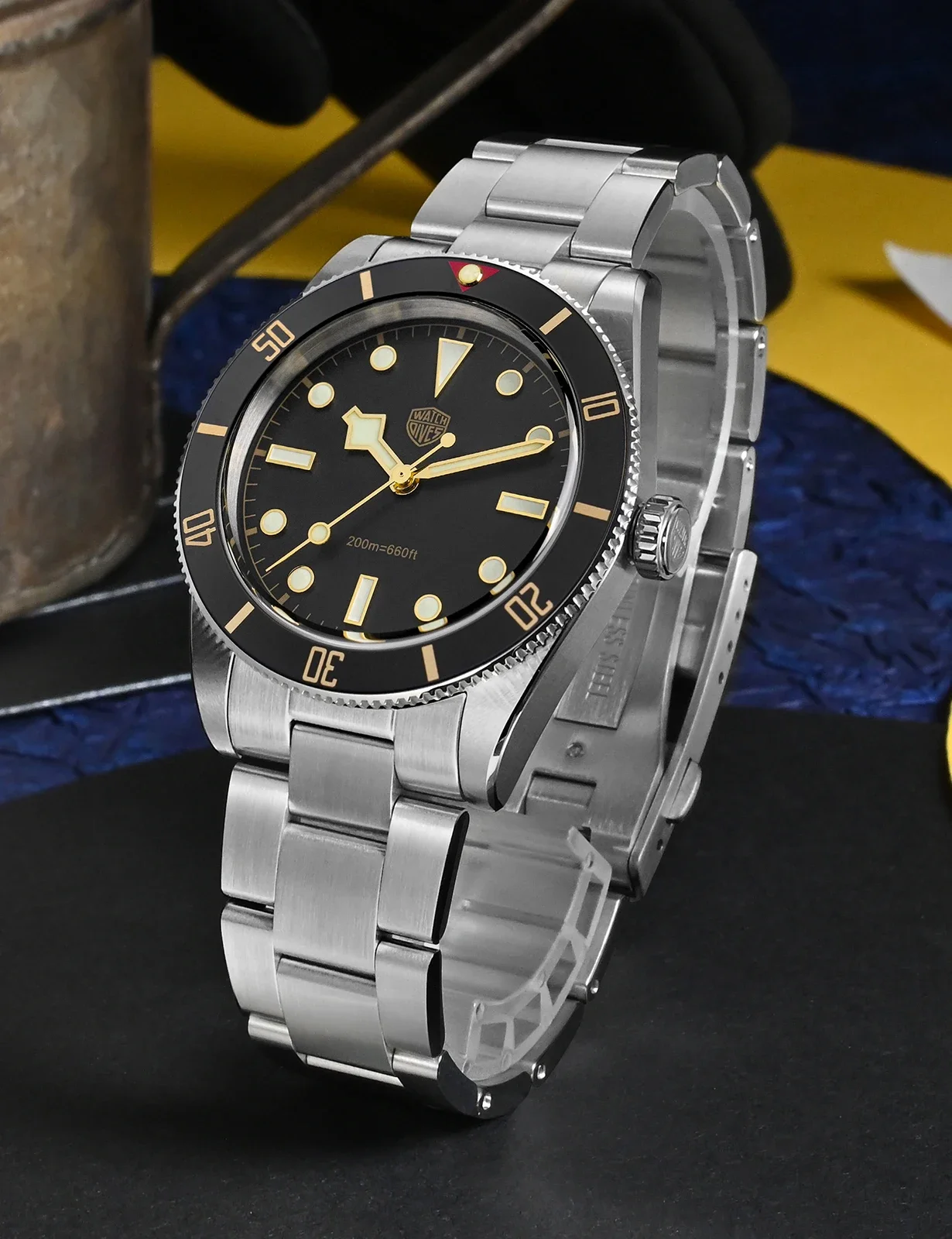 Watchdives WD7922 BB54 Watch VH31 Quartz Movement Waterproof 200m