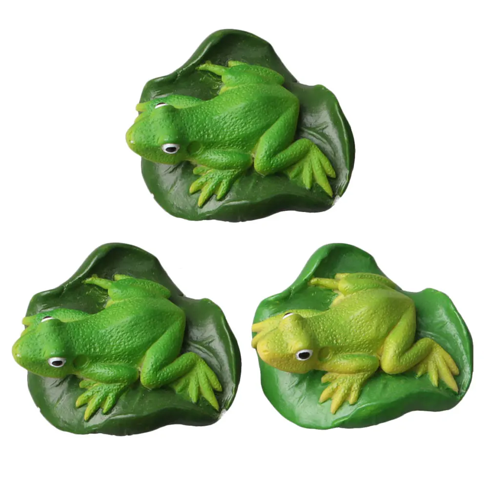 

Resin Frog Sculpture Garden Outdoor Aquarium Decoration Assembling Accessory Landscape Adornment Tabletop Decor