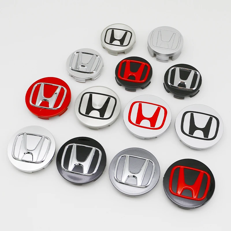 

4Pcs ABS Car Wheel Center Hub Center Cap 58mm 69mm Rim Hub Dustproof Cover Emblemem For Honda Accord CRV XRV Civic Odyssey Acces
