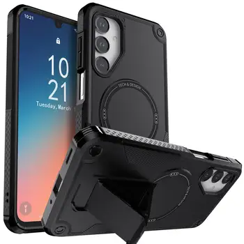 適用於三星 Galaxy A16 5G 的堅固手機殼,防震耐用,附支架,保護套 10 最佳銷售 三星手機殼 - №5