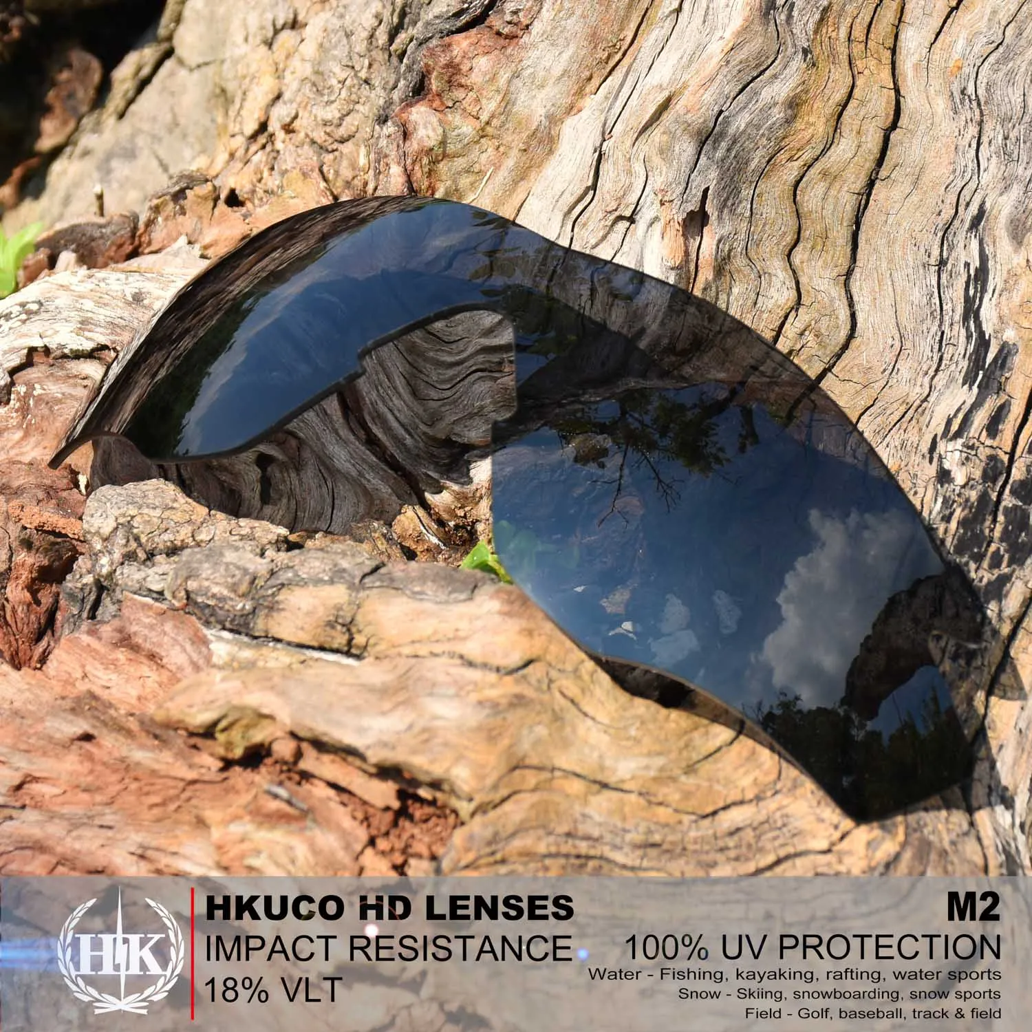 

Мужские сменные линзы Hkuco для солнцезащитных очков M2, черные поляризационные