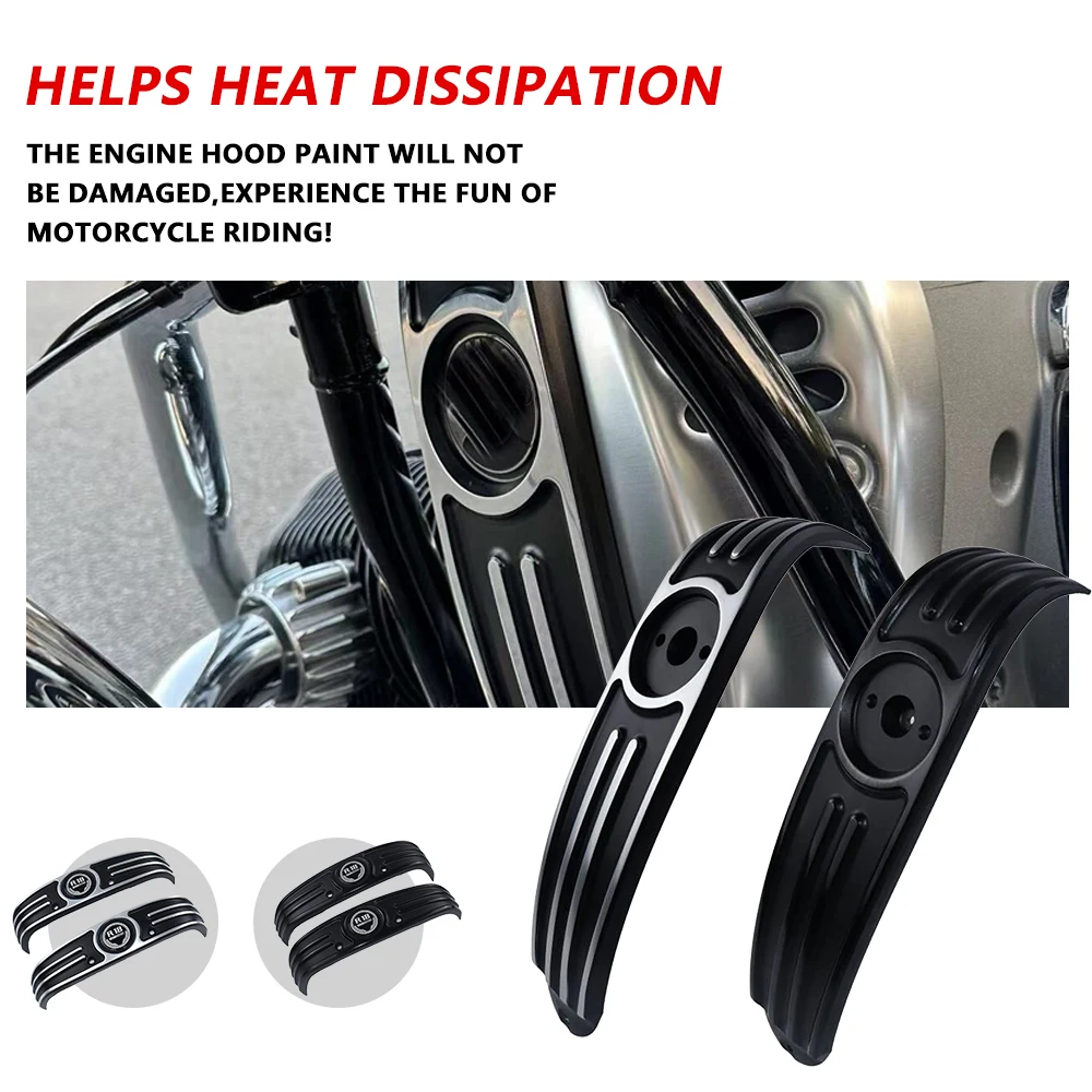 Motorcycle Cylinder Head Protector Engine Housing Cover Decorative Trim For BMW R18 Transcontinental R18B R 18 Classic 2020-2023