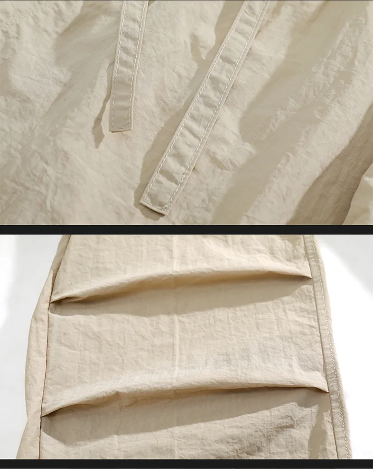 النمط الأمريكي خمر أزياء الرجال الرباط عارضة العصرية بلون واسعة الساق مستقيم الحرير الجليد البضائع السراويل الذكور السراويل #5