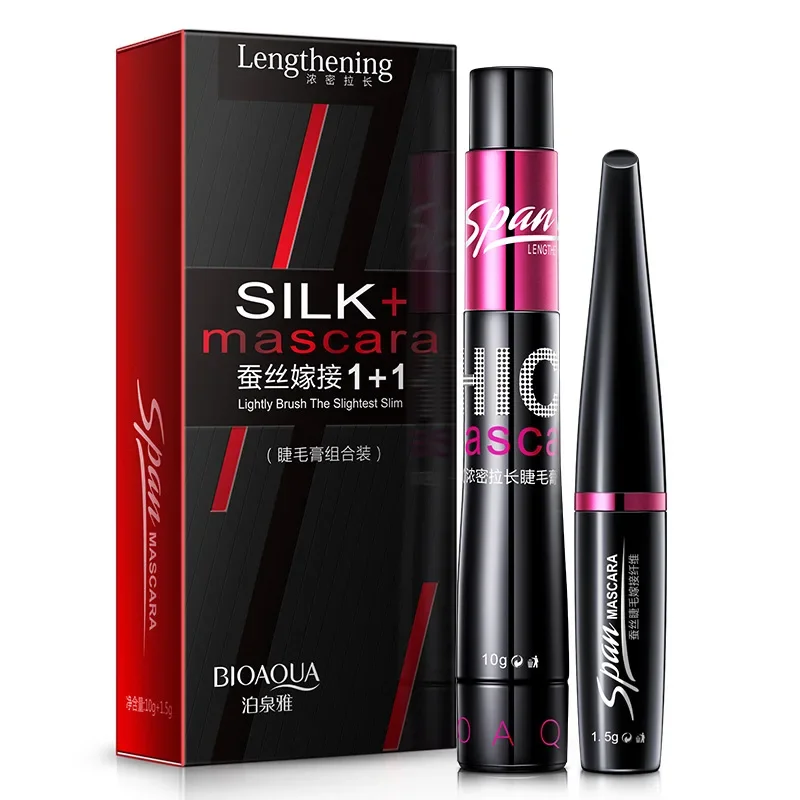 3D Fiber Makeup mascara allungamento ciglia Volume Express Maquiagem ciglia marca 2 in 1 ciglia finte + Mascara