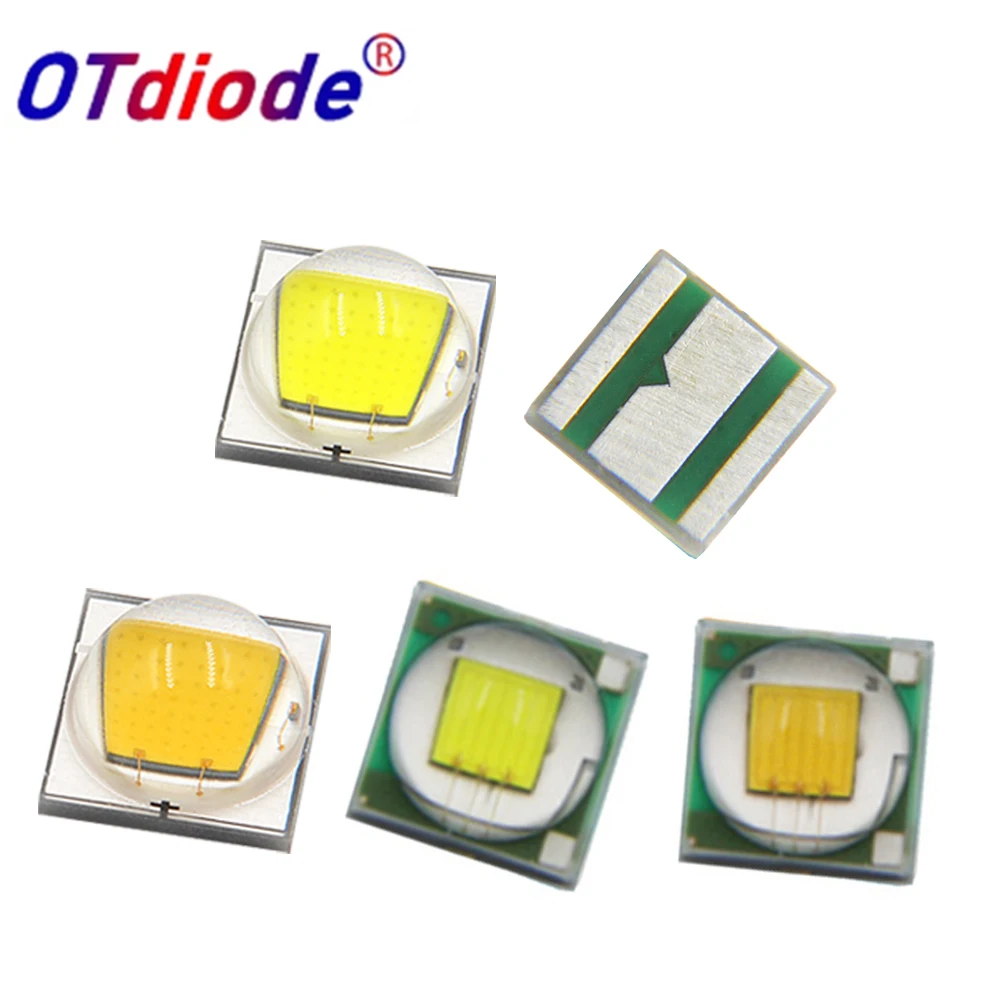 5szt 5W 8W 10W Diody LED dużej mocy 5050-L2 XMLL T6 3-3.6V 5*5mm Diody chipowe Ciepłe zimne białe podłoże ceramiczne Części do latarki