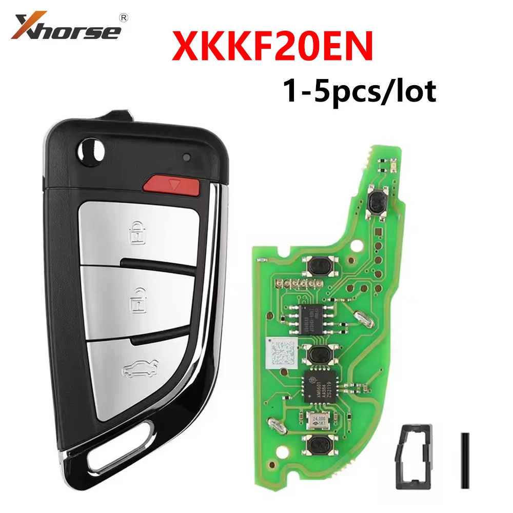 

Xhorse XKKF20EN Wire Remote Key Memoeial Knife Style 3 Buttons 1-5pcs/lot