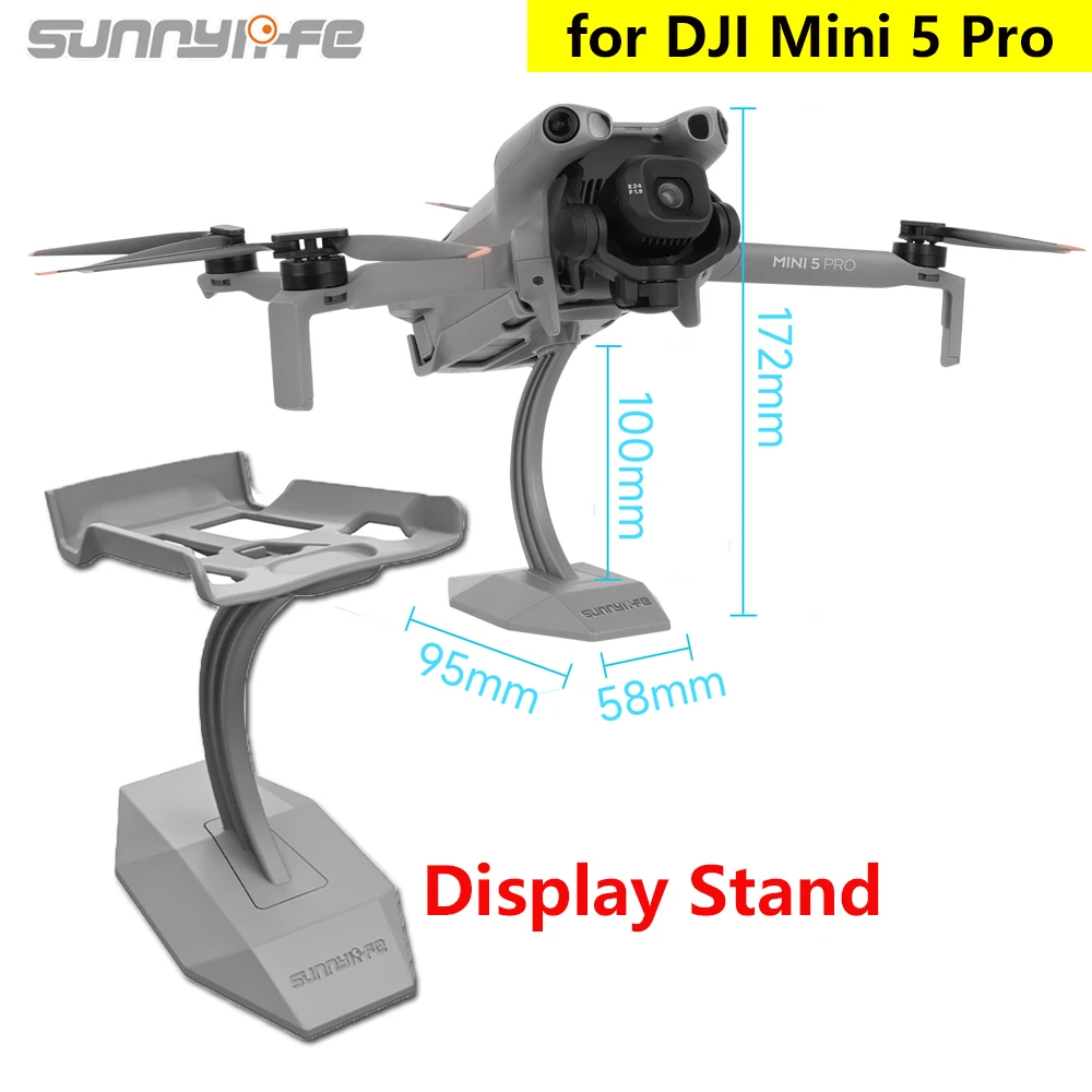 

Sunnylife Plastic Desktop Display Racks For DJI Mini 5 Pro Exhibition Halls Display Mount Base Holder Bracket For Mini 4/3 Pro