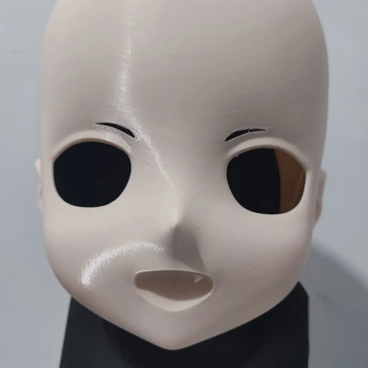 Customize Character Boy/Bily Kigurumi Half Head with Lock Anime Cosplay Kigurumi Mask COS Headgear