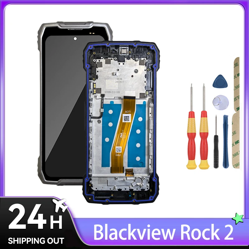 For Blackview Rock 2/Rock 2 Pro/Xplore 2 / LCD Display + Touch Screen + With Frame + Tools