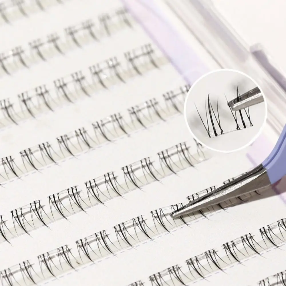 ขนตาปลอมแบบติดเอง ไม่ต้องใช้กาว ขนตาล่างแบบนุ่ม DIY สำหรับต่อขนตา ชุดต่อขนตา อุปกรณ์แต่งหน้า