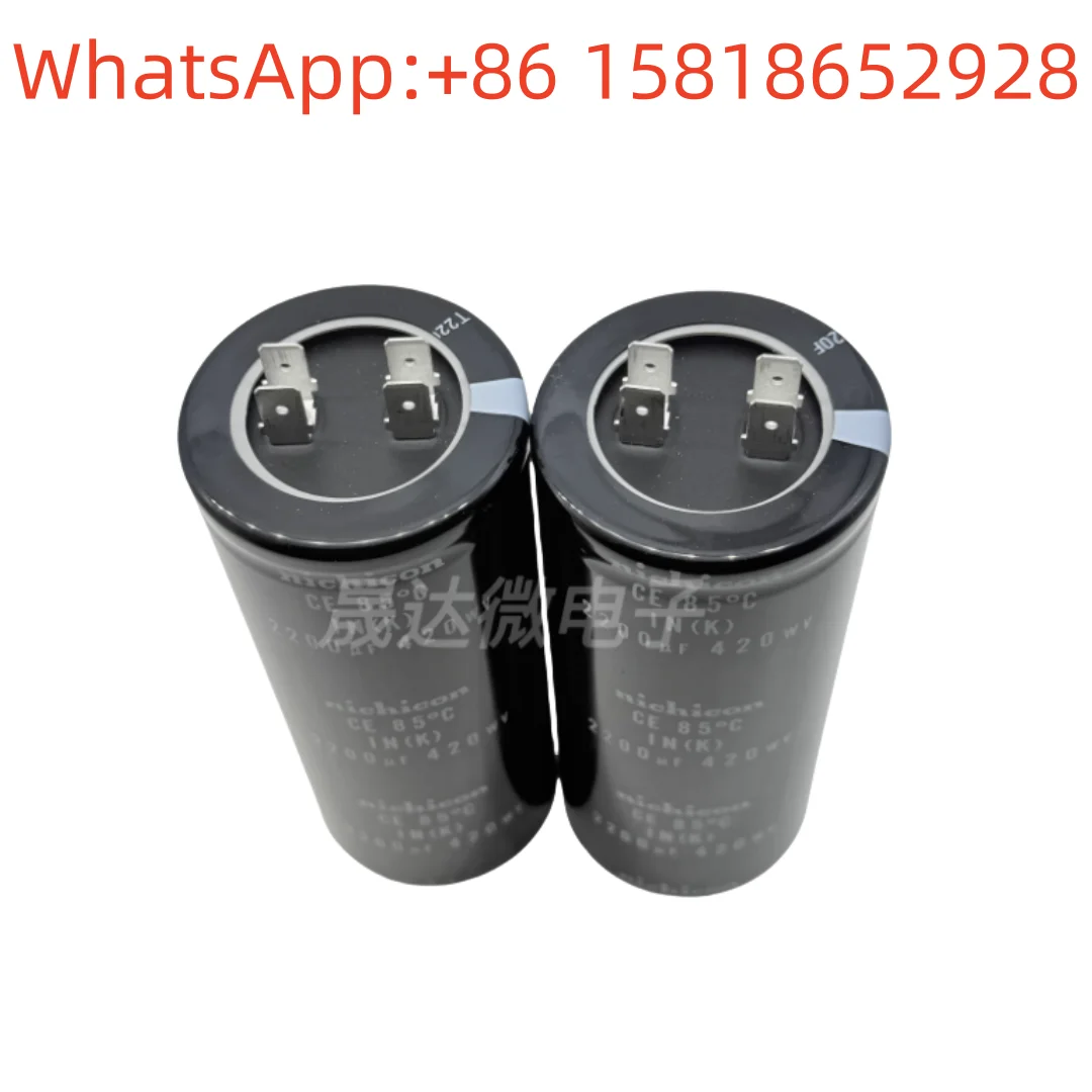 1pcs 420V2200uf can replace 450V2200uf CE85°C brand new Nichicon INK insert pin inverter air conditioner