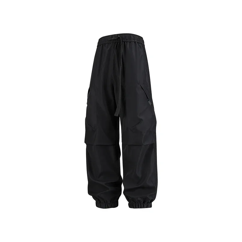

Spring and autumn new workwear pants: Men's loose straight-leg pants, multi-pocket couple workwear pants