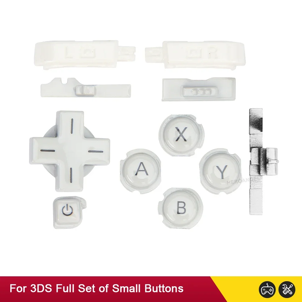 Pulsanti ABXY Set completo per Nintend 3DS Pulsante a croce Direzione Freccia Tasti D-pad Interruttore Pulsante ON/OFF per accesso console di gioco