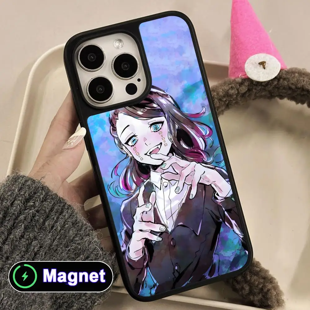 

Blade Extinction Enmu Phone Case for iPhone 17 16 15 14 13 12 11 Air Pro Max Plus Matte Surface Magnet Cover
