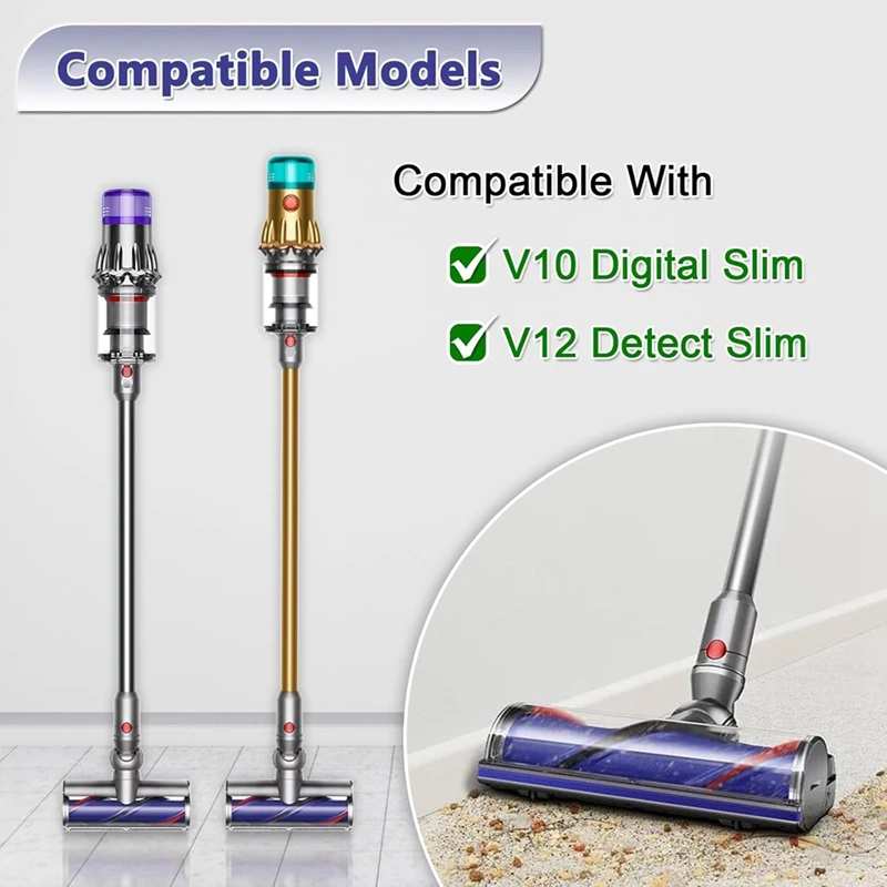 Quick-Release  Cleaner For Dyson V10 Digital Slim V12 Detect Slim Vacuums Models Cleaner Head Replacement Part