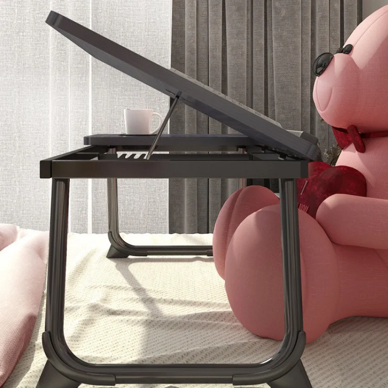 MUMUCC Multiple Adjustable Angles with Adjustable Gears Bed Adjustable Table Foldable Laptop Desk Lazy Small Table Computer Desk