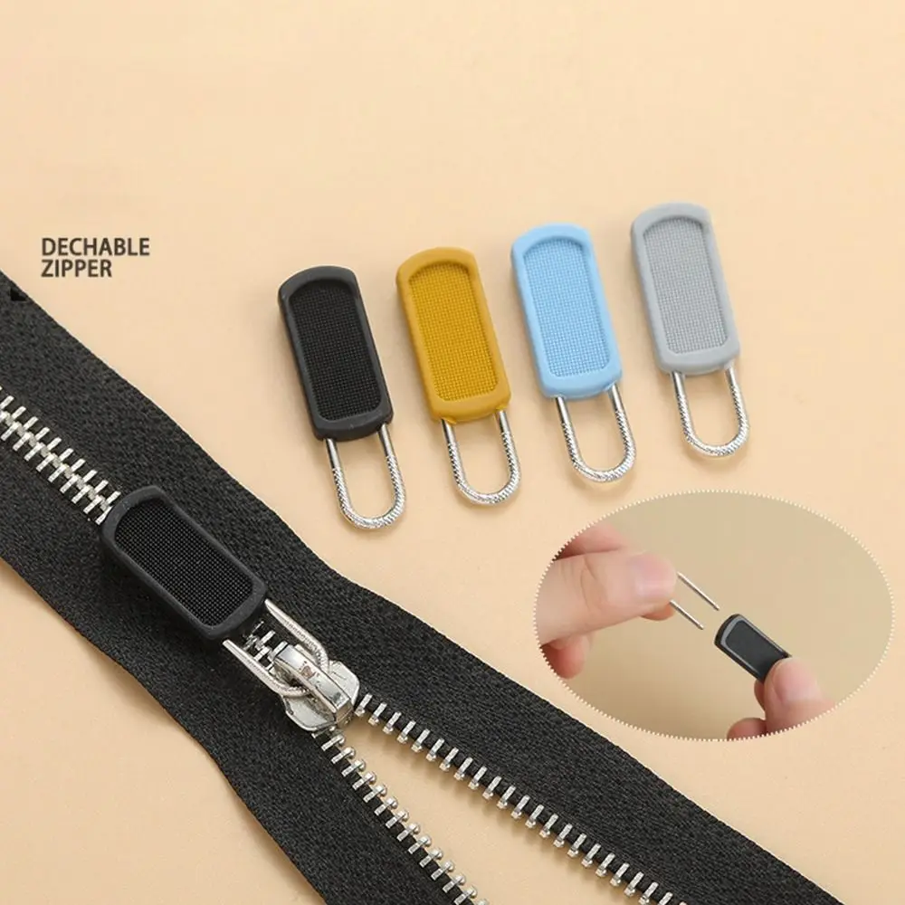 5Pcs Craft Detachable Zipper Puller Markers Removable Clothes Zipper DIY Sewing Tool Glow in The Dark Zipper Head